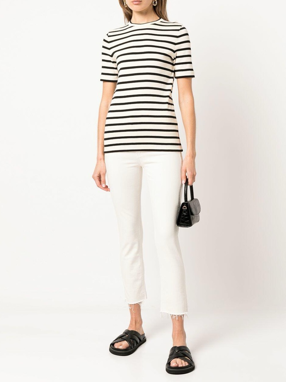 Mother The Mid Rise Dazzler Fray Jeans